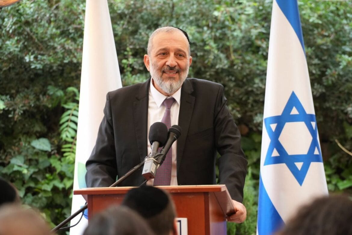 אריה דרעי. צילום: משרד הפנים/לע"מ