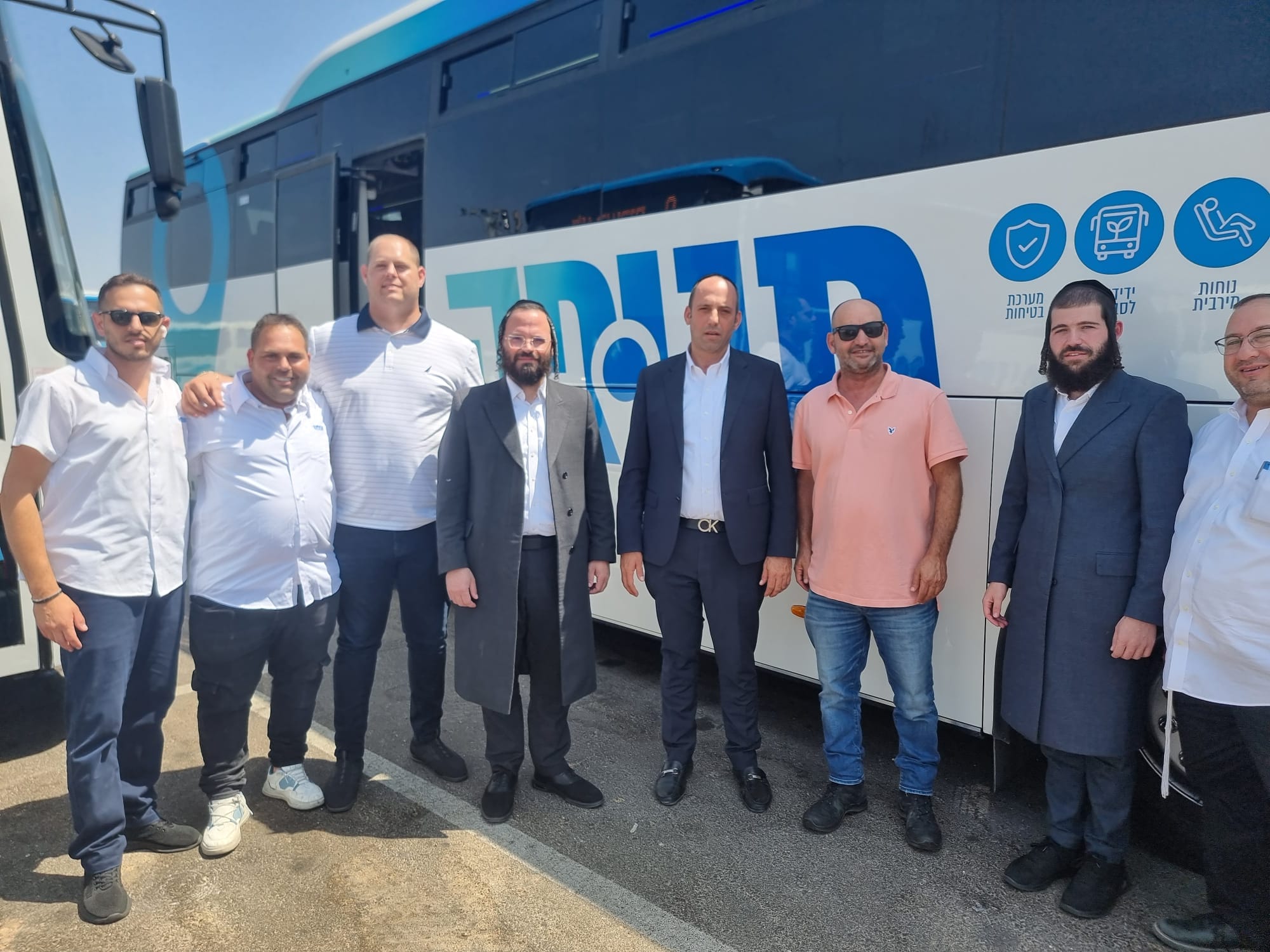 חברת תנופה עם אוטובוסים חדשים בבית שמש